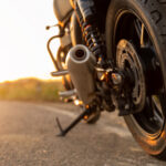 motorcycle in a sunny motorbike on the road riding.with sunset l motorcycle in a sunny motorbike on the road riding.with sunset l
